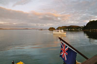 Sonnenaufgang ber der Bay of Islands